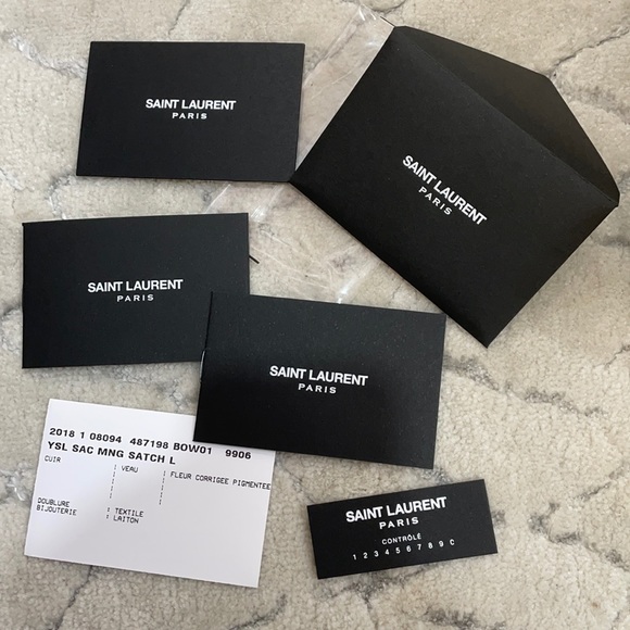 YSL Large Monogram Matelasse Shoulder Bag Nude Powder - Picture 16 of 16